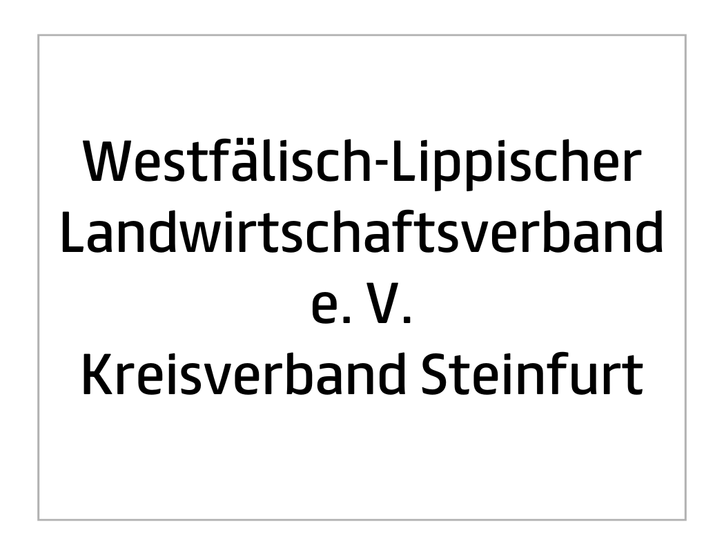 Westfälisch-Lippischer Landwirtschaftsverband e.V. - Kreisverband Steinfurt