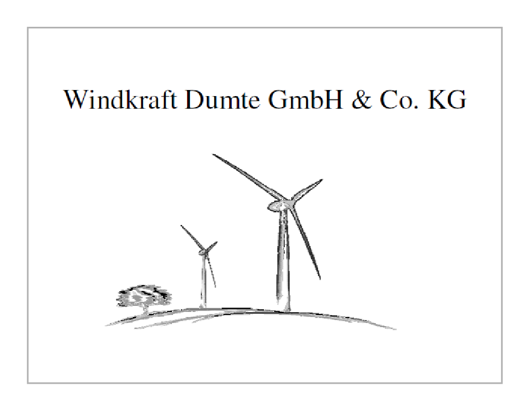 Windkraft Dumte GmbH & Co. KG