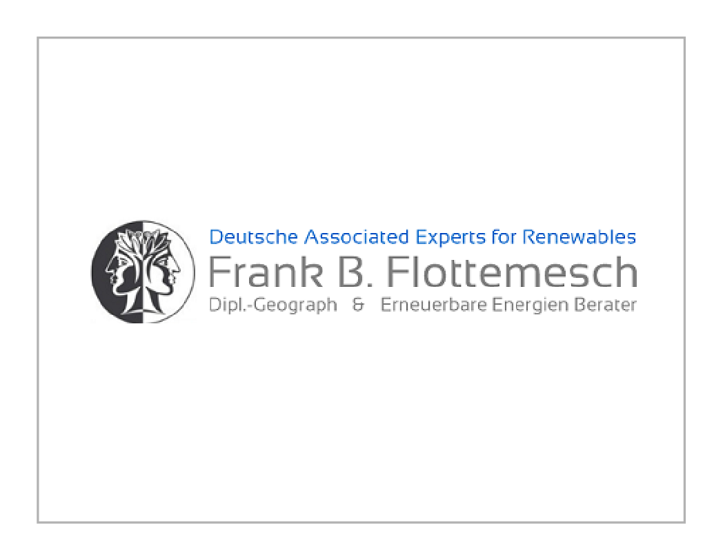 Dipl.-Geogr. Frank B. Flottemesch, Deutsche Associated Experts for Renewables